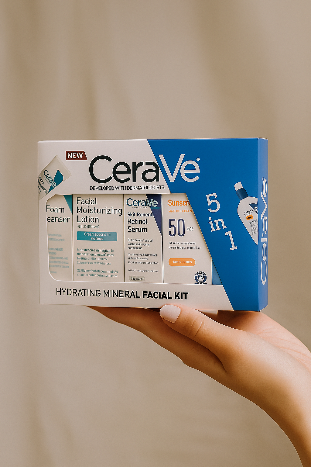 Glow & Restore: CeraVe 5 in 1 Mineral Facial Kit ✨