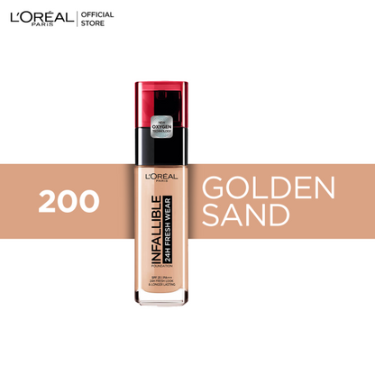 L’oréal Paris Infallible 32h Fresh Wear Foundation, Full-coverage, Longwear With Vitamin C 30ml