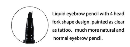 Miss Rose Liquid Waterproof Eyebrow Pen (0.3 Brown Color)