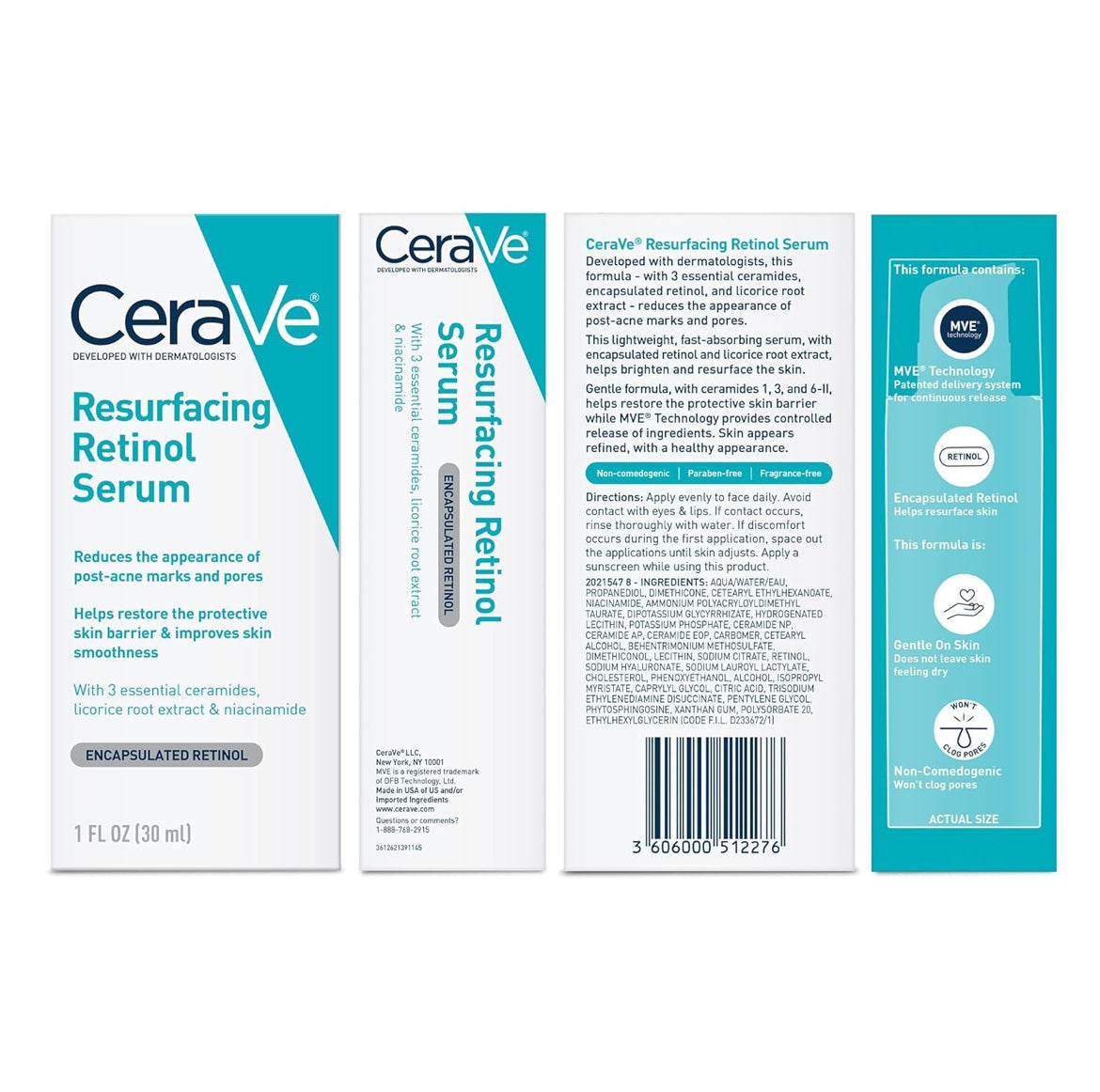 Cerave Resurfacing Retinol Serum | Master-Copy