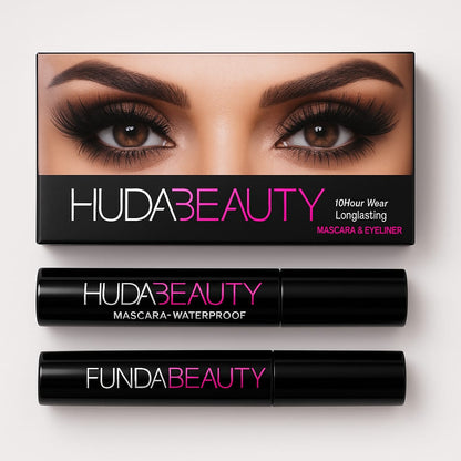 Huda Beauty Waterproof – Long Lasting Eye Liner & Mascara