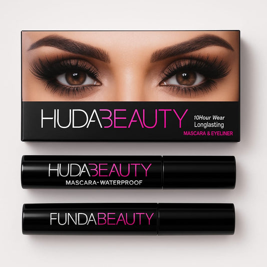 Huda Beauty Waterproof – Long Lasting Eye Liner & Mascara