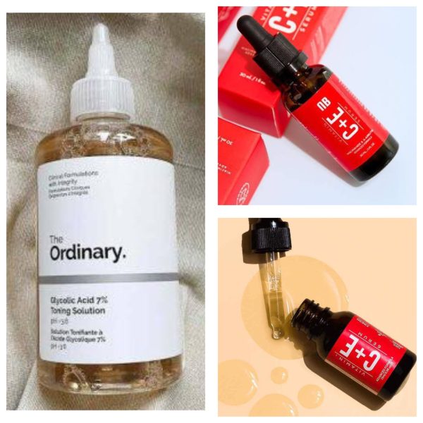 Pack of 2: The Ordinary Glycolic Acid 240ml + Nirvana Botanics Vitamin C Serum 15ml