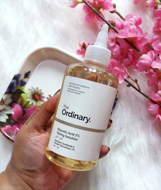 Pack of 2: The Ordinary Glycolic Acid 240ml + Nirvana Botanics Vitamin C Serum 15ml